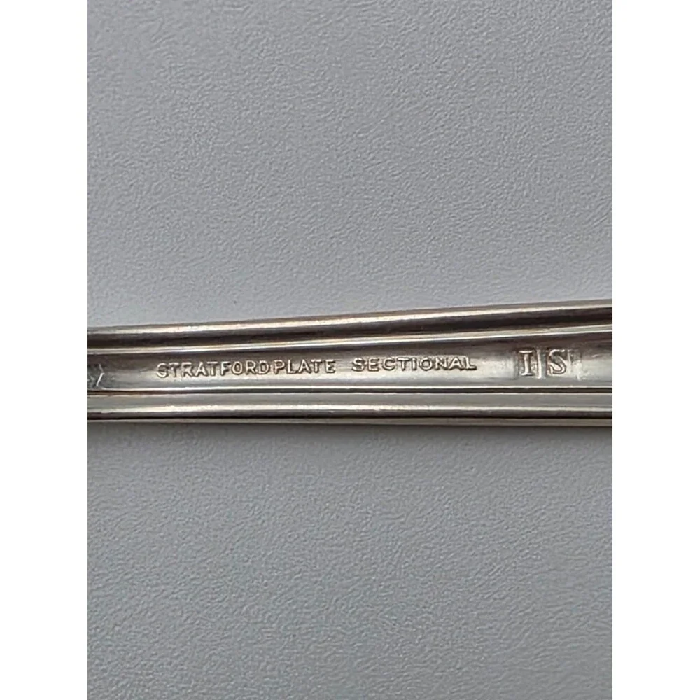 4 StratfordPlate Sectional Tablespoons Mark IS